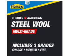 Assorted 12 Pad Grit Steel Wool