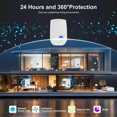 2026 Upgraded Ultrasonic Pest Control Repeller, Indoor Mouse Repellent White