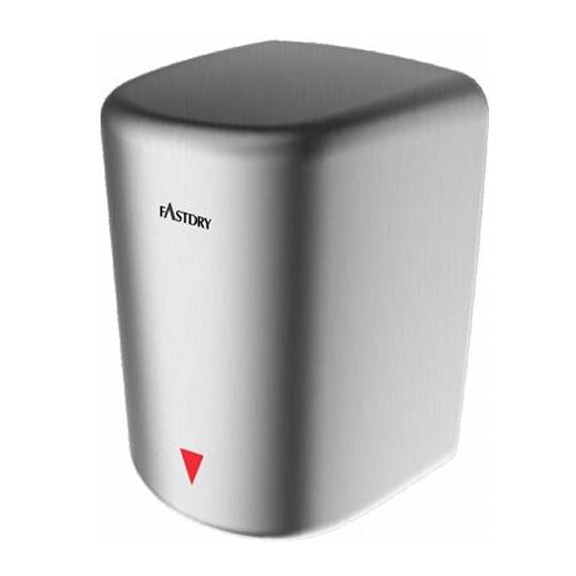 FastDry HK-JA05 (110V/120V) JETAirflow Hand Dryer; Brushed Stainless FREE Plug