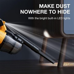 Vacuum Cleaner Cordless Hoover Upright Lightweigh For Dewalt 20V Lithium Ion