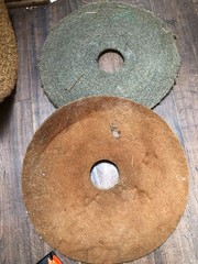 17″ Floor Machine Wood Scrubber Brush Polishing Pads VTG