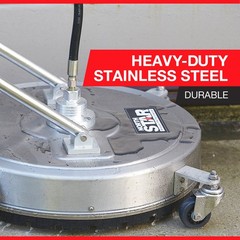 NorthStar Pressure Washer Surface Cleaner, 22in. Dia., 4000 PSI, 8.0 GPM