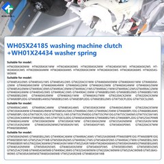 WH05X24185 Washing Machine Clutch + WH01X24434 Washer Spring White+Silver