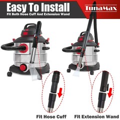 TunaMax Universal Work with All Shop Vacs Small, For