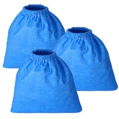 3 pcs Cloth Filter Bag for Armor All AA256 AA255 2.5 Gallon Shop VAC Blue