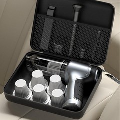 DAMLUX Car Vacuum Cleaner Storage Bag, Eva Pet Hair 1, Black