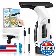Yardsignup Window Vacuum Squeegee Cordless Window Vacuum Cleaner 2000Pa