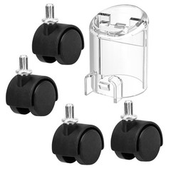 Self-Cleaning Hose Tool & 4 Pack Castor Wheels Compatible with Bissell Little Gr