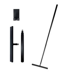 Steel Shower Squeegee With Hook Adjustable Telescopic Window Wiper For Bathroom