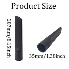 bskkw 35mm Black Vacuum Crevice Tool, Small-caliber Plastic 35 mm,