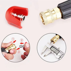 5PCS Pressure Washer Spray Nozzle Tips 1/4″ Quick Connect Color Coded Set