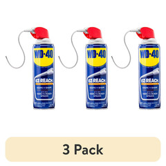 (3 pack) WD-40 EZ-REACH Original Formula Multi-Purpose Lubricant Spray 8 in. Fle