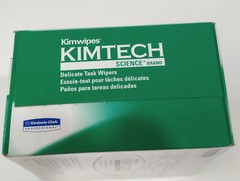 Lot of 2 Kimtech Science 34155 Delicate Task Wipes 4.4 in. x 4.8 in.(Box of 280)