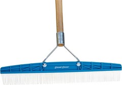 Efficient Pet Hair Removal Rake – Blue