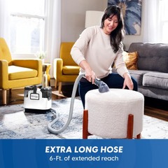 Vacmaster 400 Series Portable Carpet & Upholstery Spot Cleaner Small, White