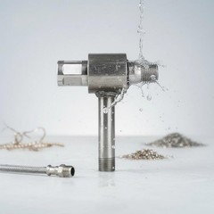 Crystal Water Connector High-Flow Drilling Accessory Portable Storage