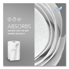 Scott 47035 8″ x 580′ 1-Ply Slimroll Towels – Orange Core/White (6/CT) New
