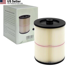 17816 9-17816 Red Stripe Vacuum Cartridge Filter 17816-1 Pack, White