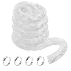 2-1/2″ x 10 ft Clear PVC Dust Collection 2.5 Inch × 10 Feet, transparent