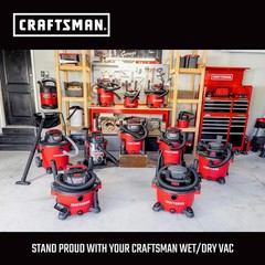 CRAFTSMAN Fine Dust Wet Dry Vac Replacement Vacuum Filter for 5 to 20 Gallon