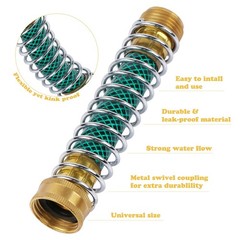 CABAX Garden Hose Kink Protector Coiled Spring 5.7 inches x 0.75