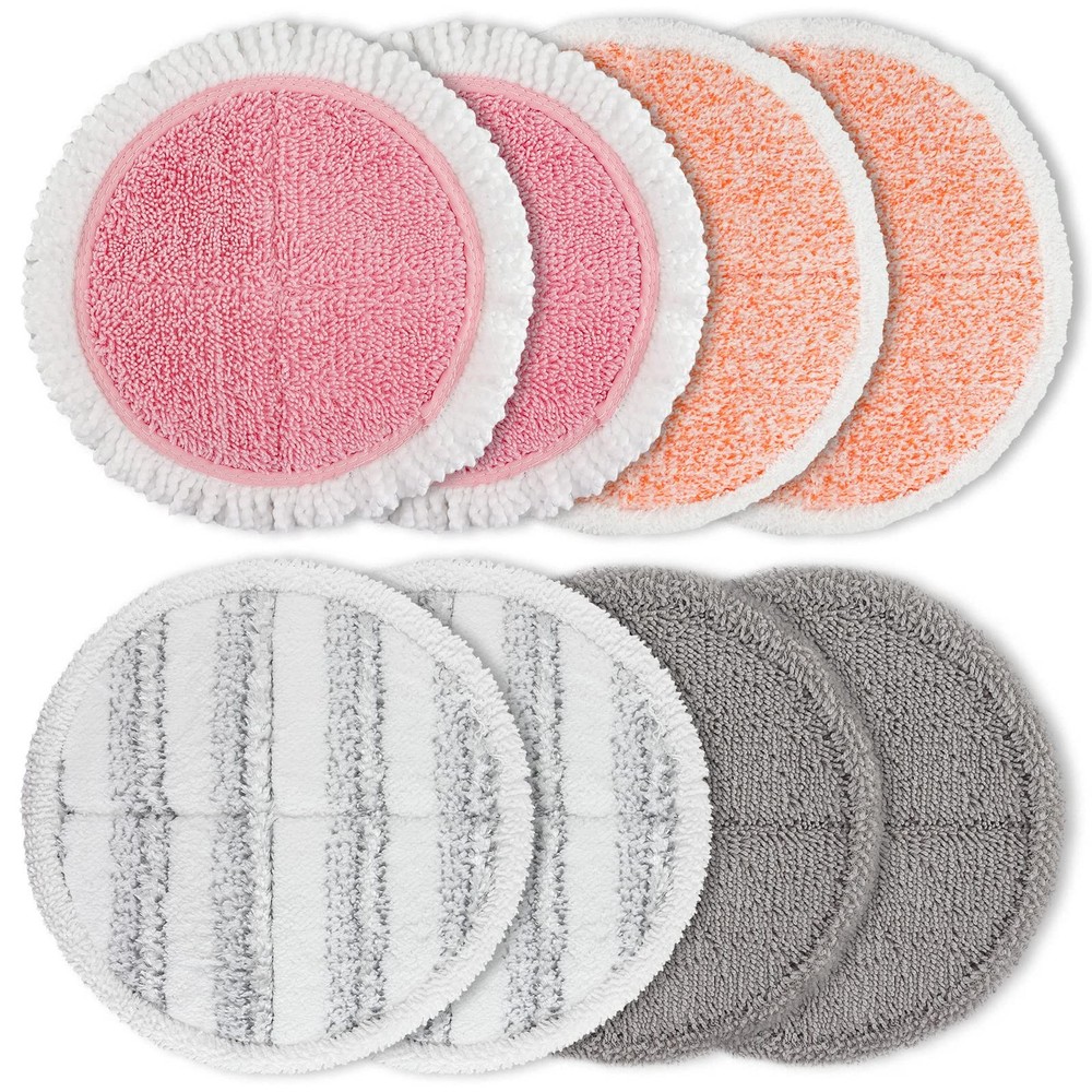 Bozdyru Spin Cordless Electric Mop Pads 6.5/6.3/6 Inch Steam/Electric Mop Pads
