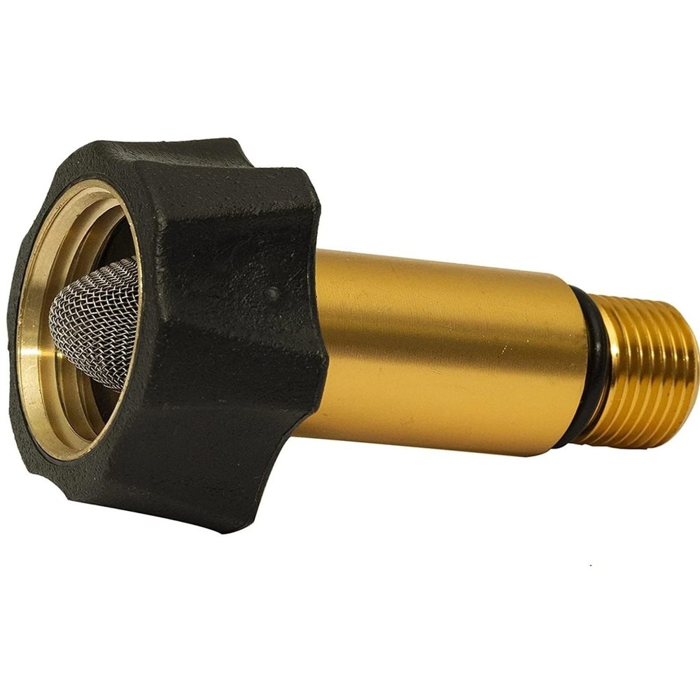 1 Pcs 7110166 Pressure Washer Pump Parts Water Inlet 3/8″ and “3/4, Gold