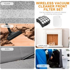 2 Filters 4 Foam & Felt Filters for Shark AZ3002 AZ3000 AZ3000W Vacuum Cleaner