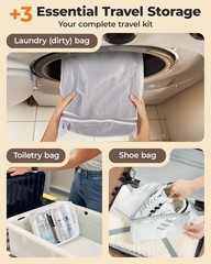 Rechargeable Wireless Pump Travel Storage Bags Set, Portable Space Saver Bags