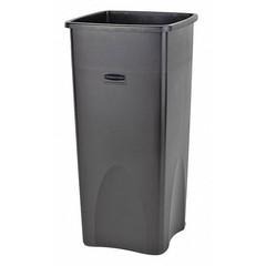 Rubbermaid Commercial Fg356973blue 23 Gal Square Recycling Bin, Open Top,