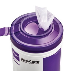 Super Sani-Cloth Germicidal Disposable Disinfecting Wipes 6″x6.75″ 160 wipes