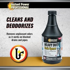 Pack of 4 Instant Power Professional 8877 Sink Drain Opener Cleaner Clog 20 Oz