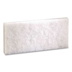 3M 08003B 4.62 in. x 10 in. Utility and Burnish Pads – White (10/Carton) New