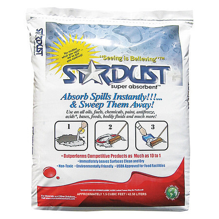 Stardust D15cf Sorbents, 8.5 Gal. Universal Absorbed, White