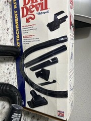 Dirt Devil Model 193 Vacuum Attachment Kit Hose Tools 1.25in Wand Floor