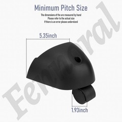 Caster Wheels & Foot Replacement Kit Fits Most of Shop Vac Vacuum and A BLACK