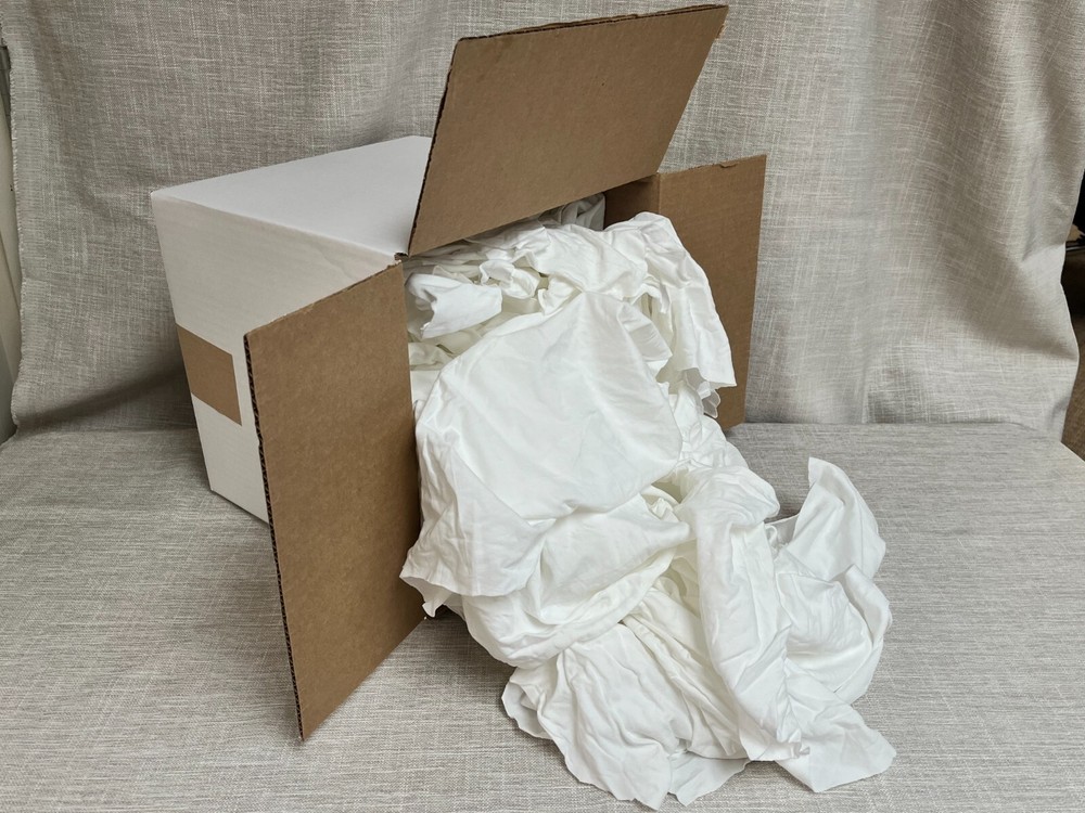 Cottonall Lint Free Techno Small Cut Wiping Cloths 5lb Box Lint Free Rags