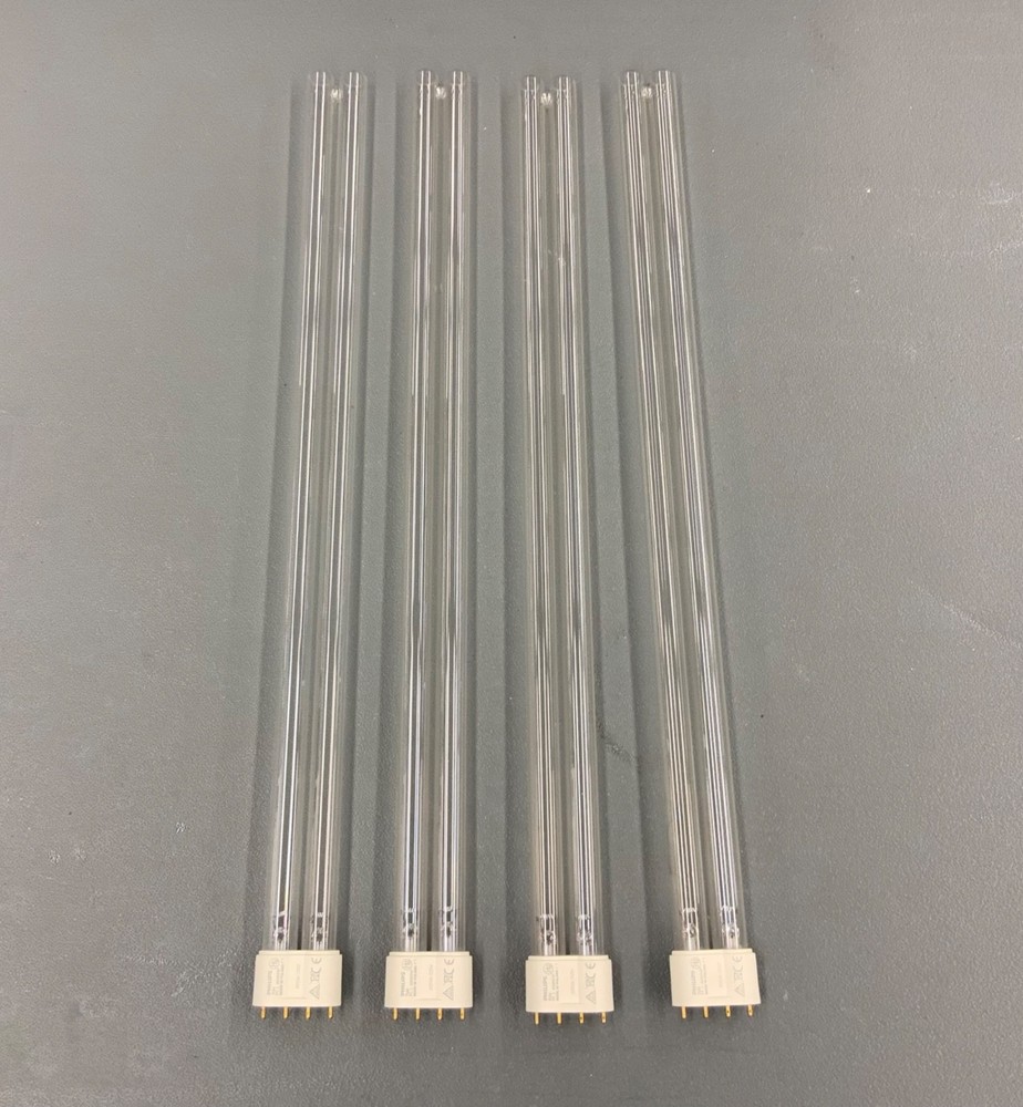 UVC germicidal bulbs, 220 W (4-55w). W/housing + 4 spare 55w bulbs