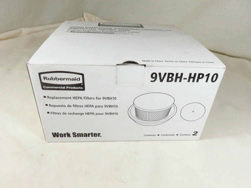 Rubbermaid 9VBHHP10 HEPA Filter Vacuum Cleaner New in Box – fits 9VBH10