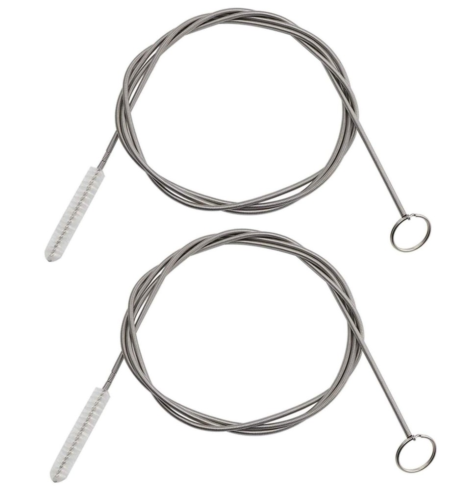 2 Pack 60 Inch Flexible Tube Cleaning Brush Stainless Steel Long Cleaner