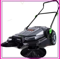 VEVOR Walk-behind Hand Push Floor Sweeper 25.6″ Width 5 Gallon Waste Container