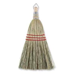 Boardwalk Corn Fiber Whisk Brooms Metal Cap Ring Yellow Free Shipping (12 Pcs)