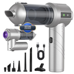 Ltt Car Vacuum Portable Cordless 18000Pa Brushless Motor Hand Held Vacuumair