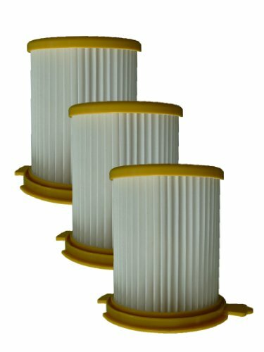 (3) Royal Dirt Devil F12 Pleated HEPA Canister Vision w/activated Charcoal, V…