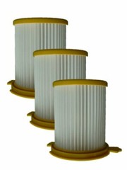 (3) Royal Dirt Devil F12 Pleated HEPA Canister Vision w/activated Charcoal, V…