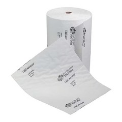Pig Mat435 Sorbent Roll, 17 Gal, 16 In X 150 Ft, Oil, White, Polypropylene