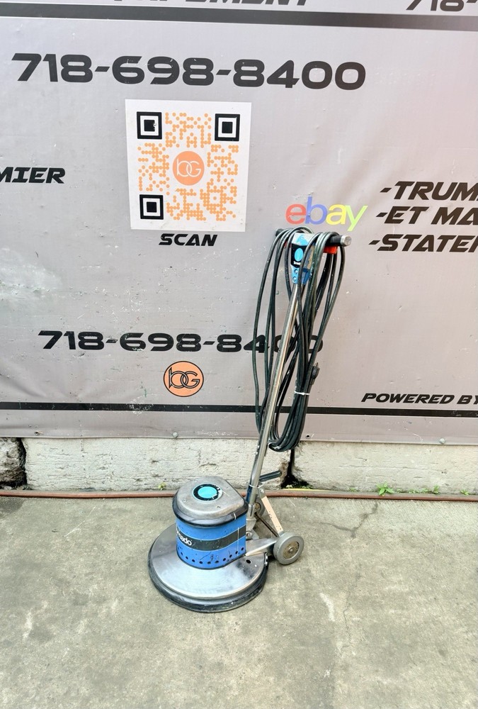 TORNADO High Speed Floor Scrubber Buffer Polisher, 18 in, 1725 RPM, 115 V