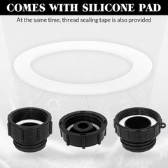 IBC Tote Hose Adapter 275-330 Gallon Water Tank High Flow Valve