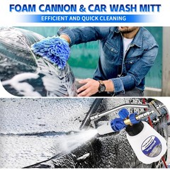 Boltigen Pressure Washer Foam Cannon with Dual Connector, 1L Thick 1 liter