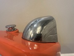 NOS Brunswick Model A Hand Dryer (World Hand Dryer) Orange Bowling Alley Vintage